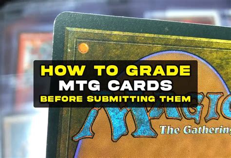 How To Grade Magic The Gathering Cards