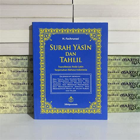 Jual Surah Yasin Dan Tahlil Ukuran Sedang B Sinar Baru Di Seller