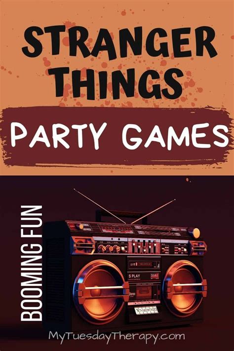 Stranger Things Party Games And Favors Stranger Things Halloween