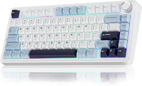 Amazon AULA F75 75 Wireless Mechanical Keyboard Hot Swappable Creamy Keyboard Pre Lubed