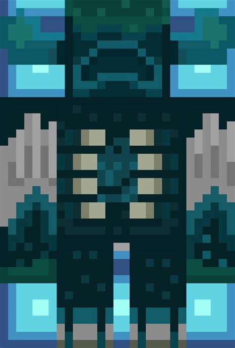 Warden De Minecraft Pixel Art Imagens Minecraft Constru O De