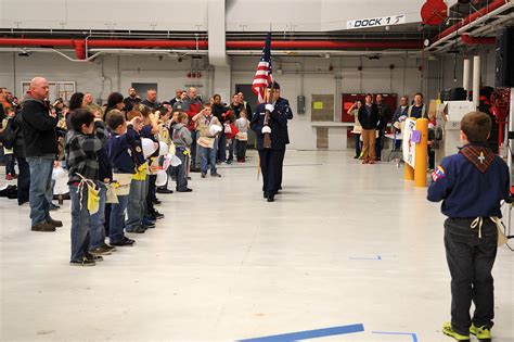 fighter wing partners  boy scouts  america  promote stem
