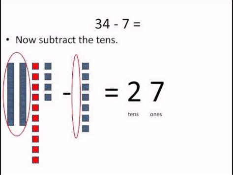 Subtracting Tens And Ones