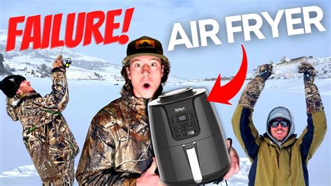 ICE FISHING With An AIR FRYER Catch Clean Cook FAILURE YouTube