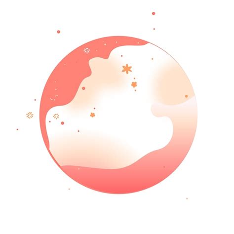 Premium Vector Vector Artistic Moon Background Illustration