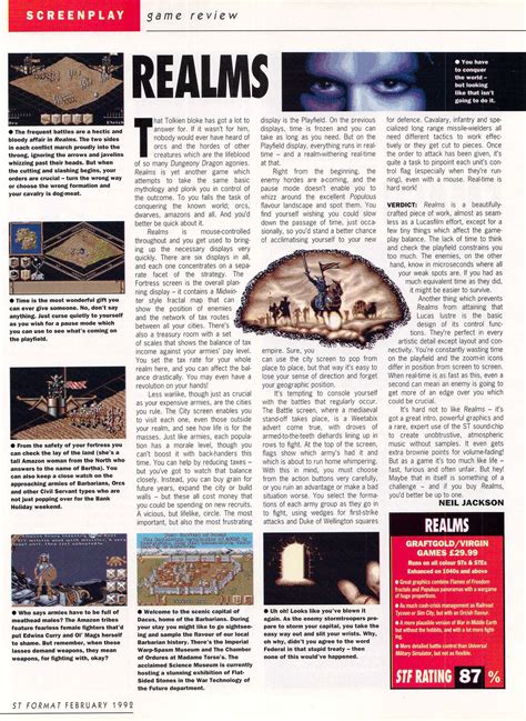 Realms (1991) by Graftgold Atari ST game