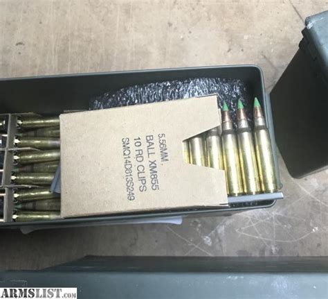 Armslist For Sale 556 Federal Ammunition 62 Grain Green Tip On