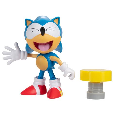 Compre Boneco Articulado Sonic Rindo de 9cm Acessório Sonic