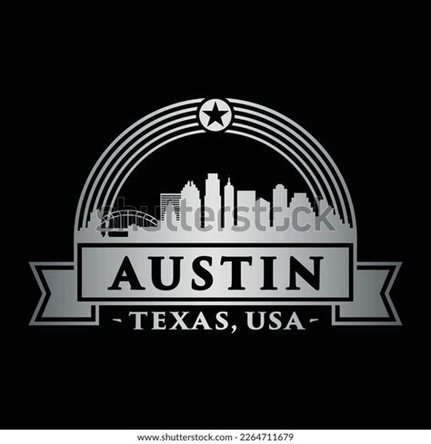 Austin Texas Logo Vector Illustration Stock Vector (Royalty Free ...