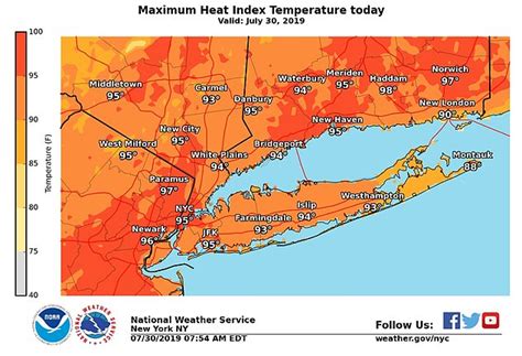 Hot Weather Advisory Expands To East Coast As Humidity Sends Heat Index