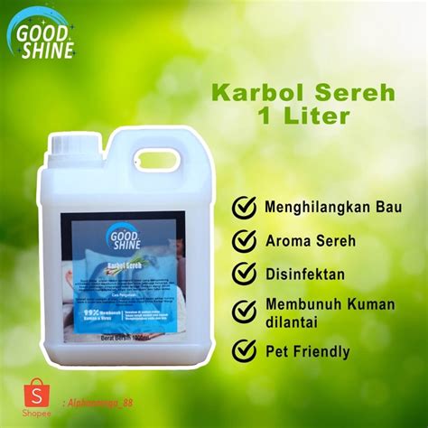 Jual Karbol Sereh Sereh Karbol Pembersih Lantai Good Shine Karbol