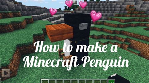 How To Make A Minecraft Penguin Youtube