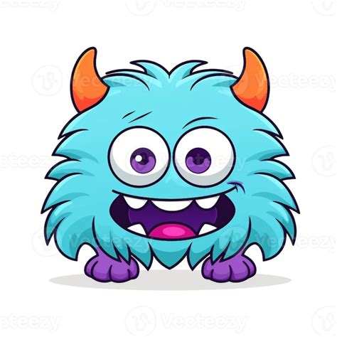 Cute Doodle Monster Clipart 27251078 Png