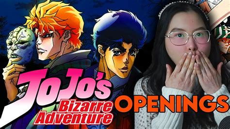 First Time Reacting To Jojo S Bizarre Adventure Openings Non