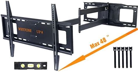 Whyfone Extra Long Reach Tv Wall Bracket Full Motion Tv Wall Mount