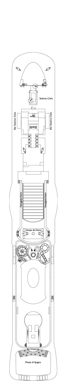 Costa Smeralda Cruise Ship Deck Plan - Cruise Gallery