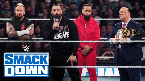 Roman Reigns Says The Rock Is Now In The Bloodline SmackDown