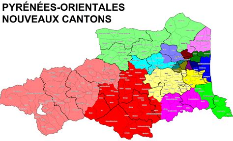 Projet Officiel De Carte Cantonale Des Pyr N Es Orientales