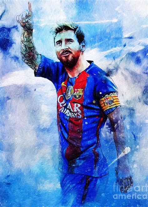 Lionel Messi World Cup 2022 Greeting Card By Gull G