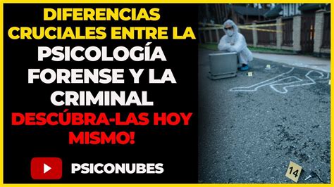 Diferencias cruciales entre la psicología forense y la criminal