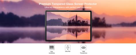 Procase 2 Pack Screen Protector For Lenovo Tab P12 2023 Tempered Glass Film Guard