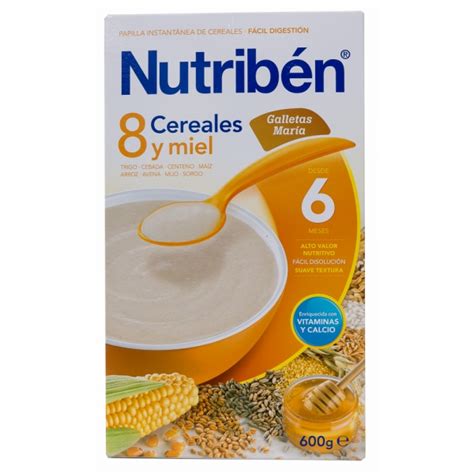 Nutribén Papilla de Cereales Sin Gluten 600 gr Farmaferoles