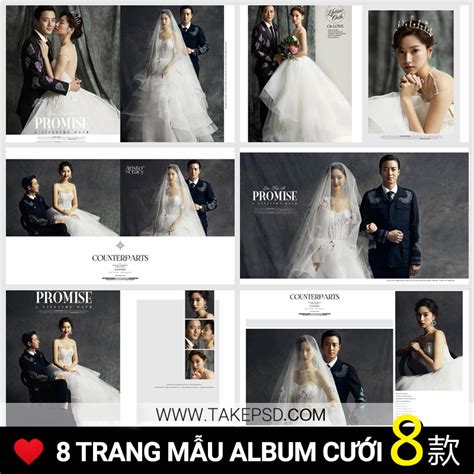 Tải Ngay File Psd Bộ Album ảnh Cưới Và Khung Hình đẹp Dễ Dàng Sử Dụng