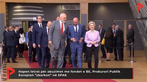 Hapen Letrat P R Abuzimet Me Fondet E Be Prokurori Publik Europian