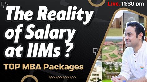 Reality Of Mba Placements Mba Package In Iim Salary Of Mba In India