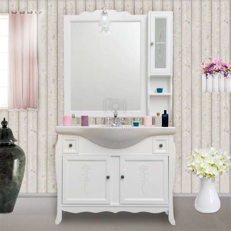 Mobile Bagno Shabby Chic Con Decori Incisi Completo Le Chic Arredamenti