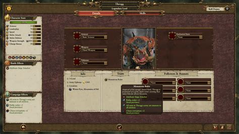 Legendary Lord Skill Tree Warhammer 2 Total War Oplfs