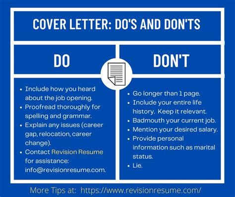 Cover Letter Dos And Donts In 2022 Cover Letter Current Job