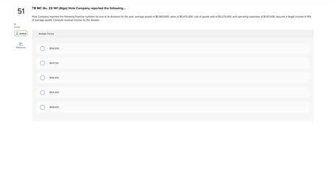 Solved TB MC Qu 22 141 Algo Holo Company Reported The Chegg