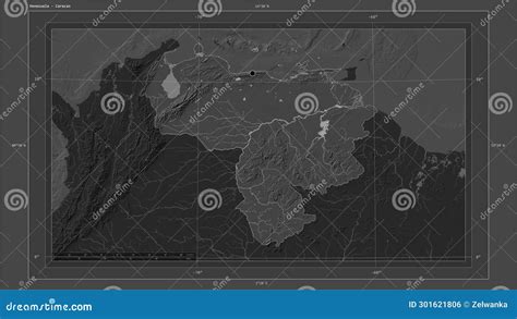 Venezuela Highlighted Composition Bilevel Stock Illustration