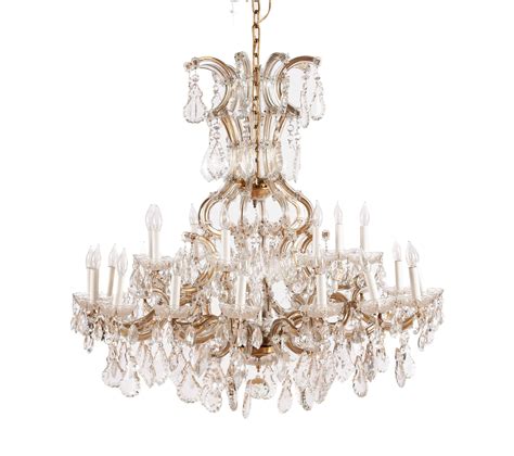 Lot - LARGE CRYSTAL CHANDELIER