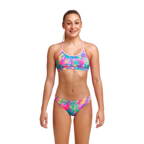 Funkita Bikini Racerback Jungle Party Multicolor Swiminn