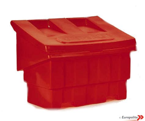 Lockable Grit Bin Red 14cuft 396ltr