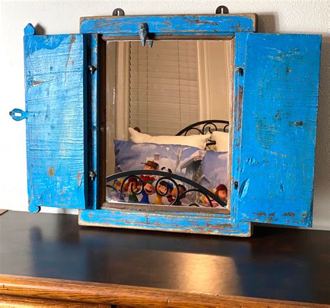 Antique Wood Mirror Frame Reclaimed Wood Distressed Mirror - Etsy