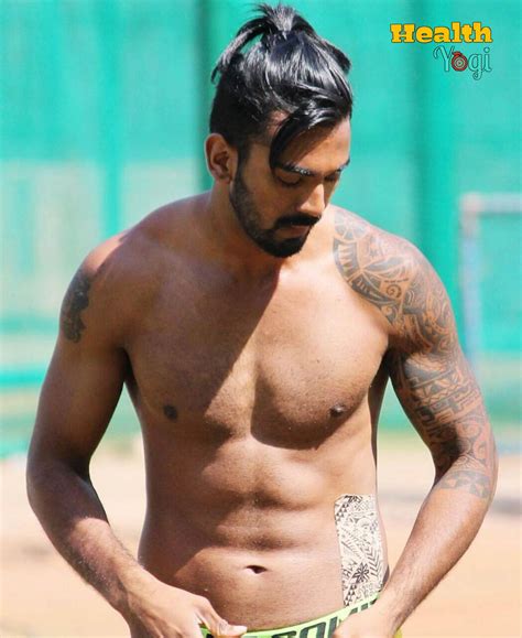 Kl Rahul Workout Routine And Diet Plan Health Yogi