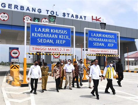 Resmikan Jalan Tol Binjai Langsa Presiden Jokowi Tekankan Peran