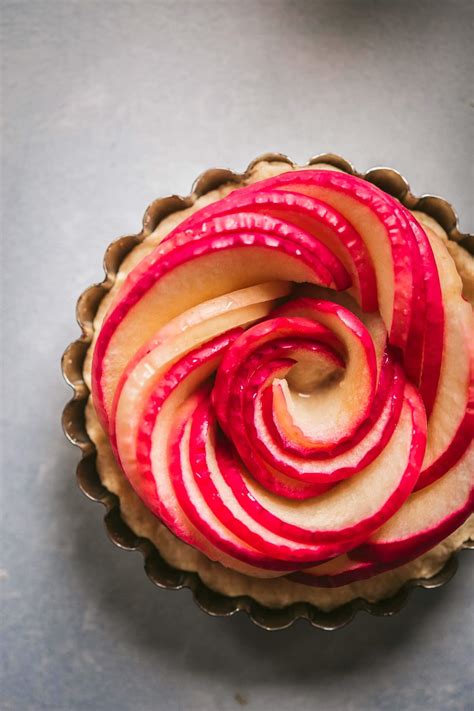 Salted Caramel Apple Tartlets (Apple Rose Tarts)