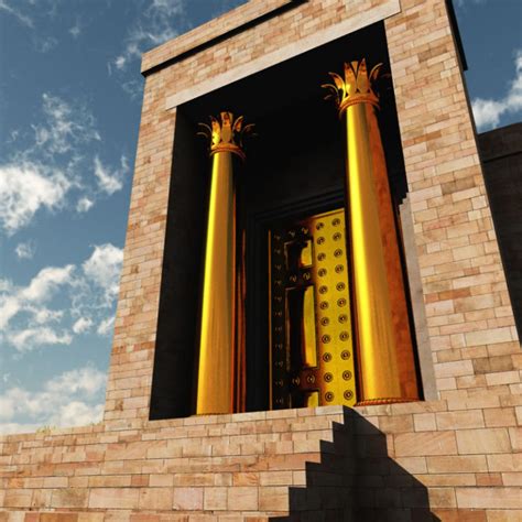 Temple of Solomon 3D Model for Ancient World Art; Blender Supported ...