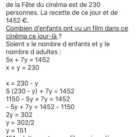 Bonjour Jai Un Dm De Maths Pour Aujourdhui Et Jaimerai De Laide