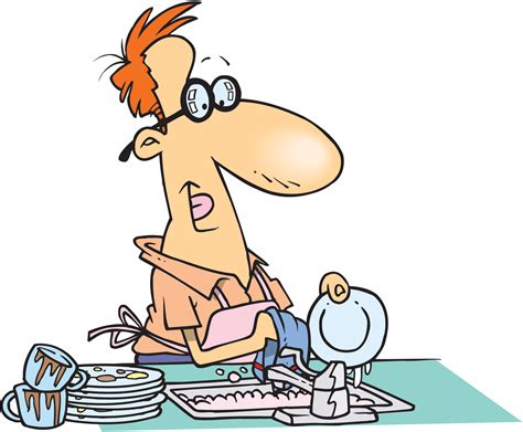 Images For Washing Dirty Dishes Clipart
