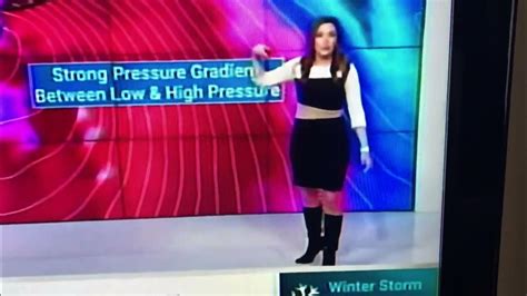 Molly Mccollum The Weather Channel Looking Tight And Perky In Her Black