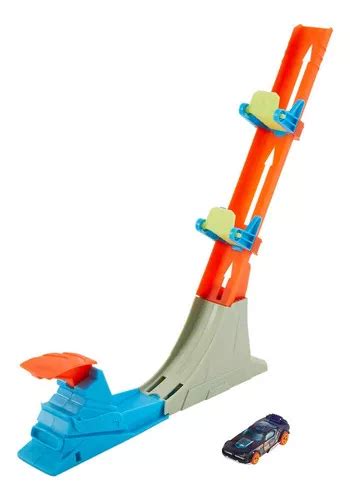 Hot Wheels Action Pista Juguete Acrobacias Lanzador Vertical Color