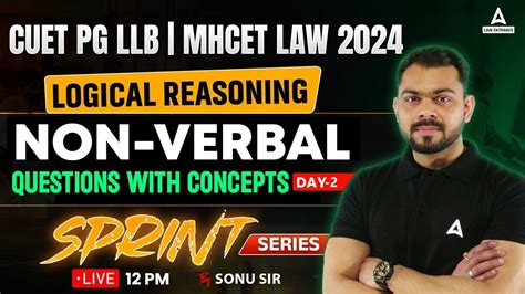 Cuet Pg Llb Mh Cet Llb Logical Reasoning Non Verbal Day