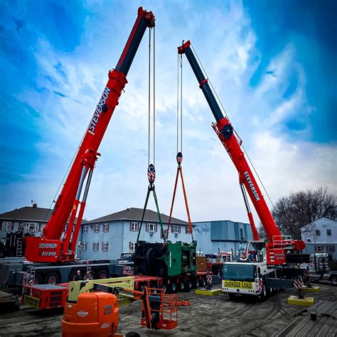 Rigging And Machinery Moving Stevenson Crane