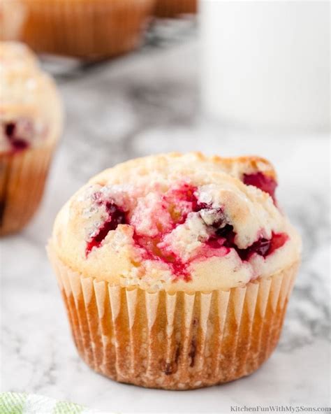 Cranberry Lemon Muffins Recipe Kitchen Fun With My 3 Sons