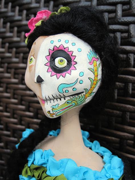 Anaboo Creations: New Catrina Day of the Dead Art Doll on EBAY